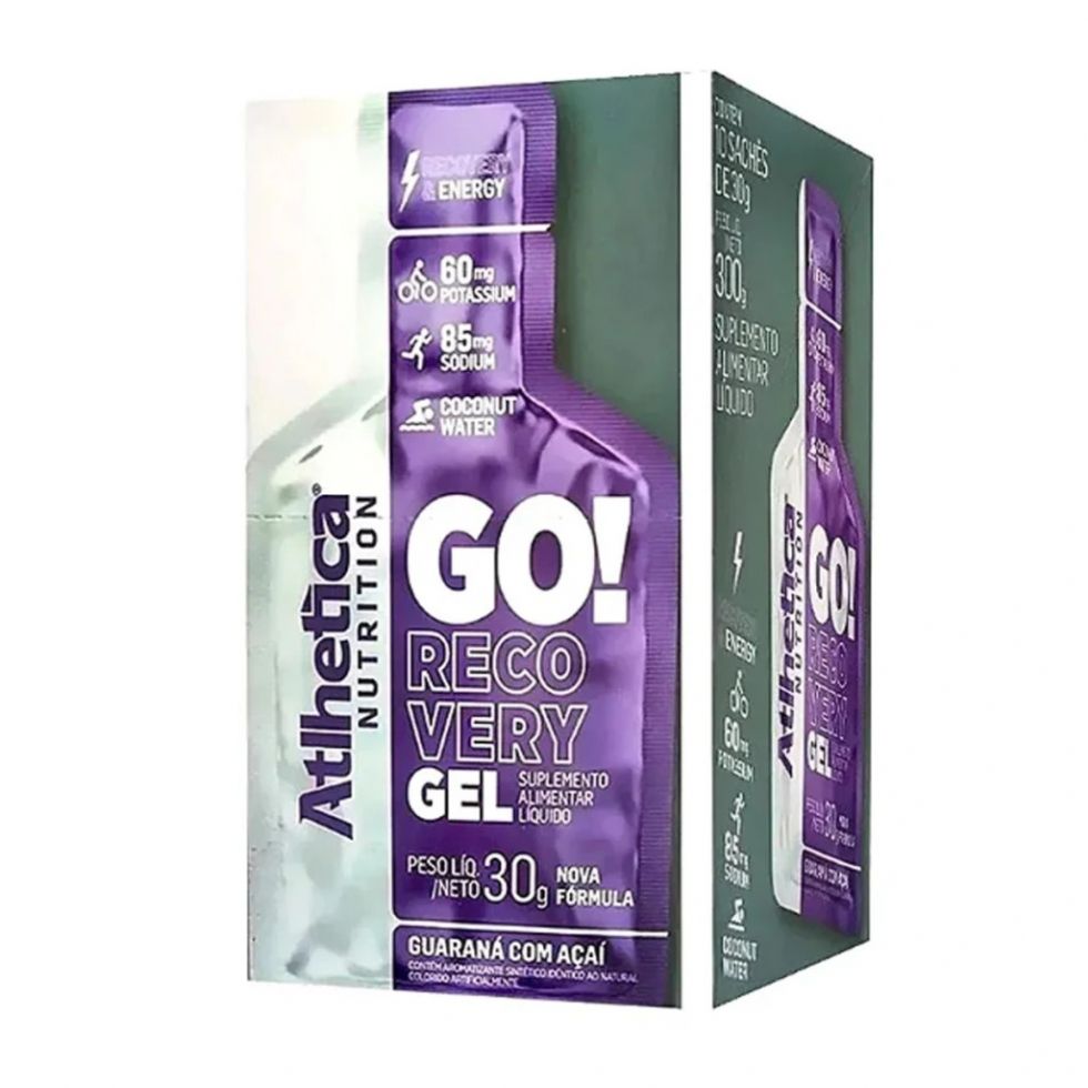 GO Recovery Gel (Display 10 unid. 30g) - Guaraná c/ Açaí