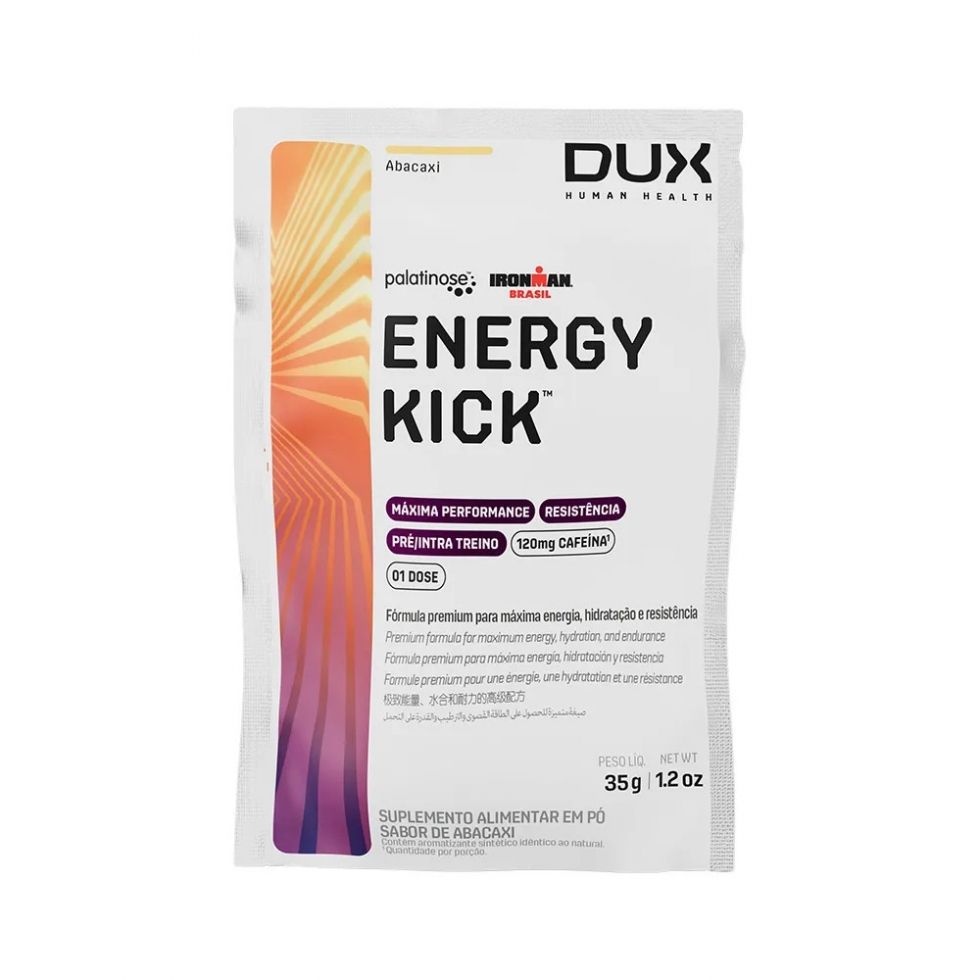 Energy Kick Caffeine c/ Palatinose Sachê (35g) - Abacaxi