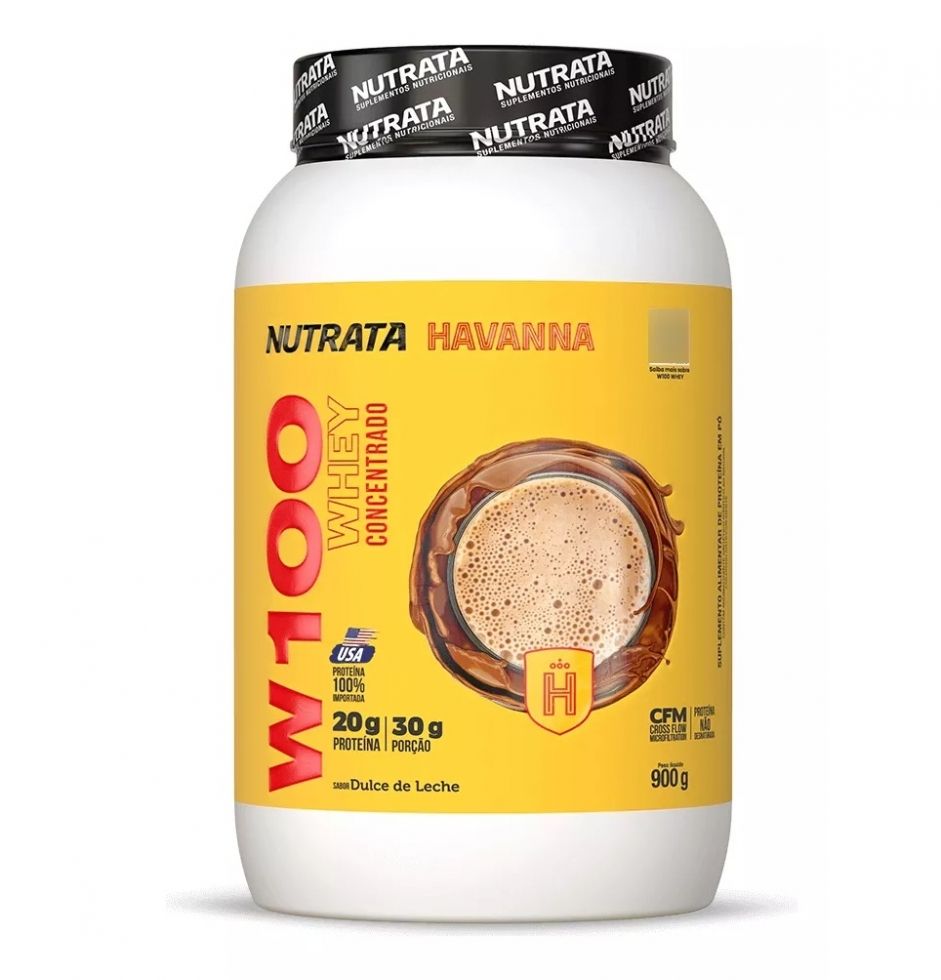 100% Whey (900g) - Sabor: Dulce de Leche