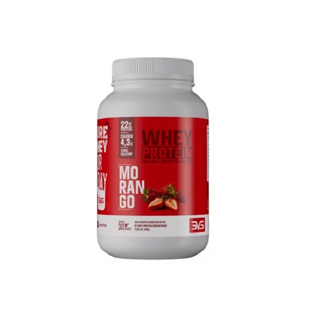 100% Whey Concentrate (900g) - Morango