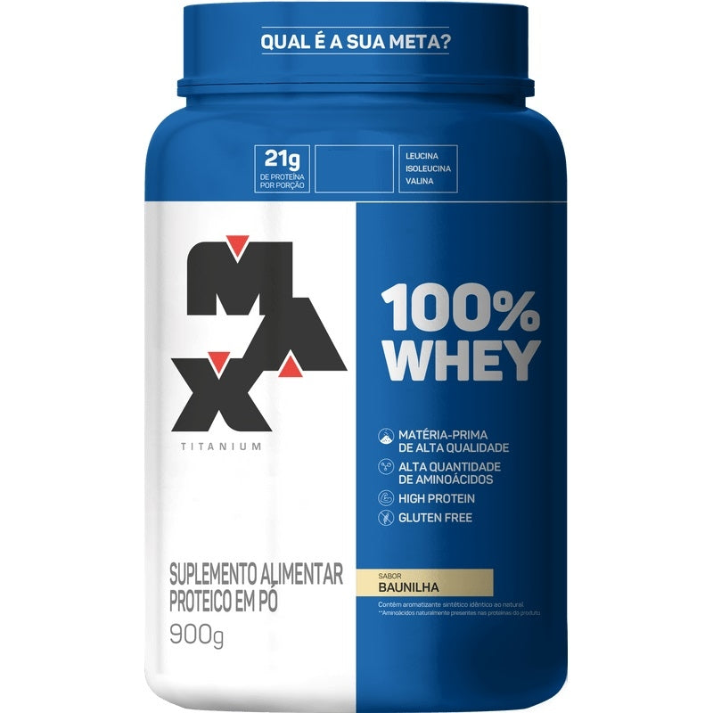 100% Whey (900g) - Baunilha