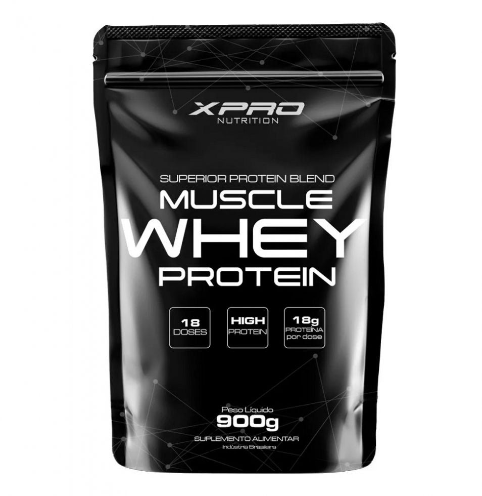 100% Whey Protein Concentrate Refil (900g) - Morango