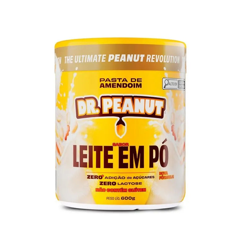Pasta de Amendoim (600g) - Leite em Pó