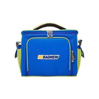 Bolsa Térmica 3 Potes - Azul Royal com Verde Fit