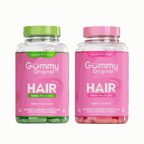 Promopacks Gummy Hair Tutti Frutti (60 gomas) + Maçã Verde (60 gomas)