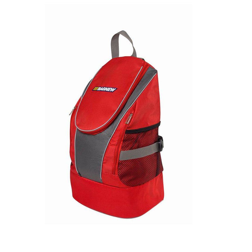 Mochila Térmica 4 Potes - Vermelha com Cinza Sport