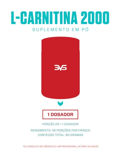 L-Carnitina 2000 + Cromo (90g)