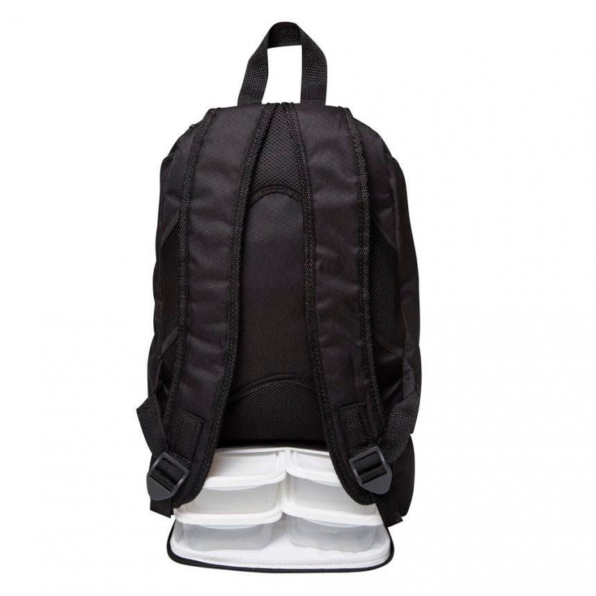 Mochila Térmica 4 Potes - Preta Sport