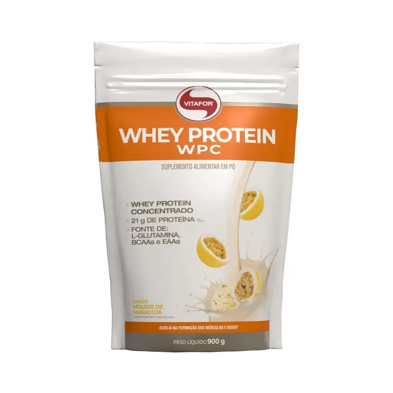 Whey Protein WPC Refil (900g) - Mousse de Maracujá