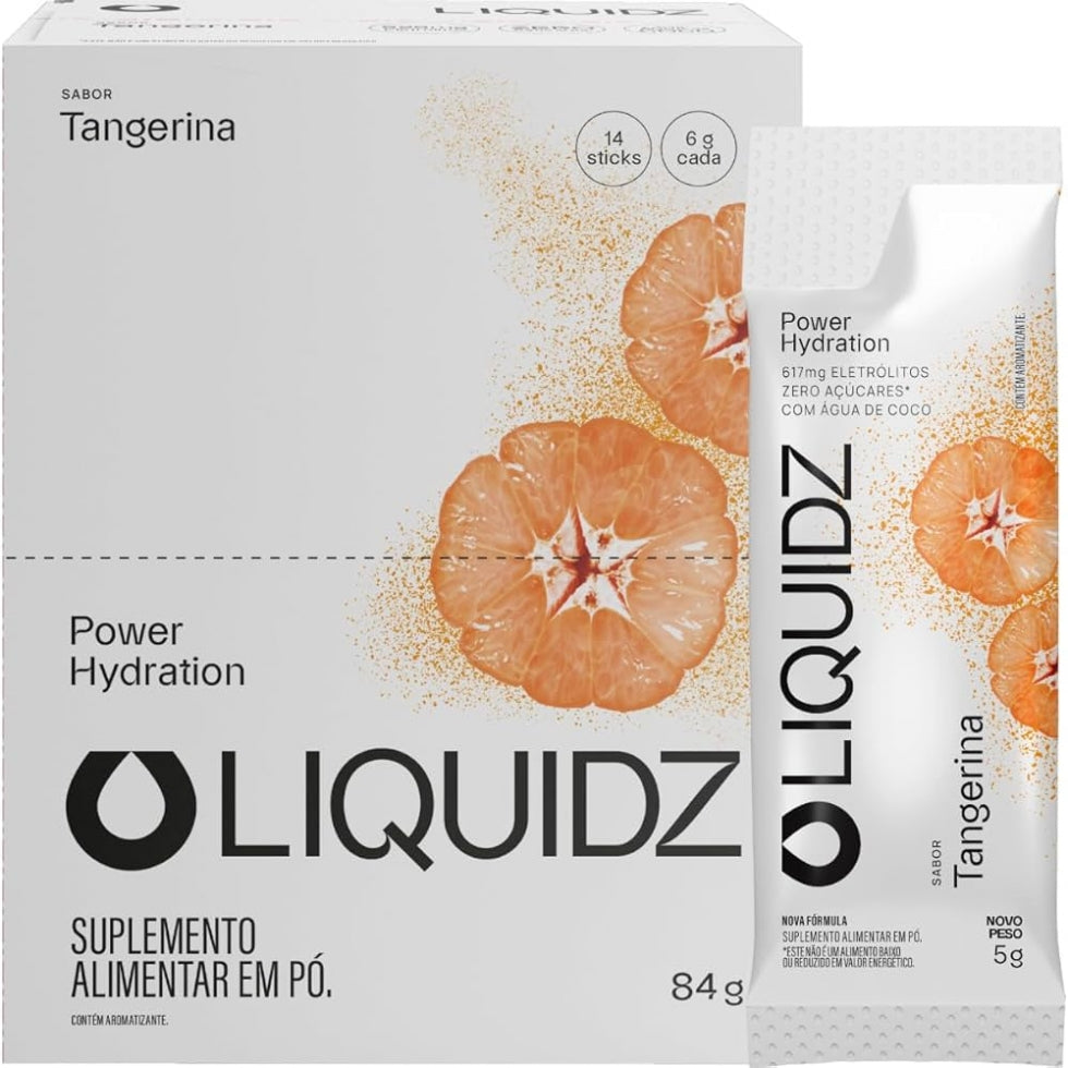 Repositor de Eletrólitos Liquidz - (14 sachês x 6g) - Tangerina