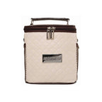 Bolsa Térmica 2 Potes - Marfim com Marrom Style Model