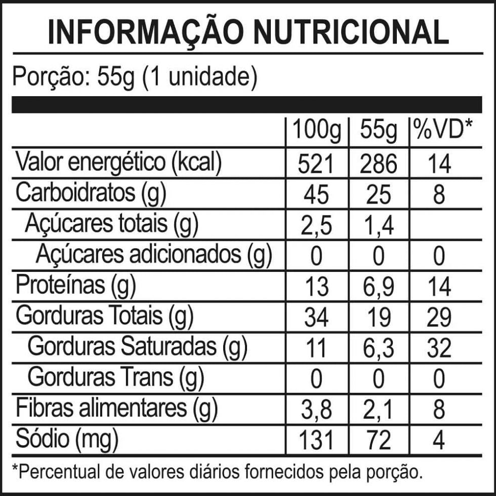 Alfajor Dr. Peanut (Display 12 unid. 55g) - Doce de Leite Cobertura Choc. Branco