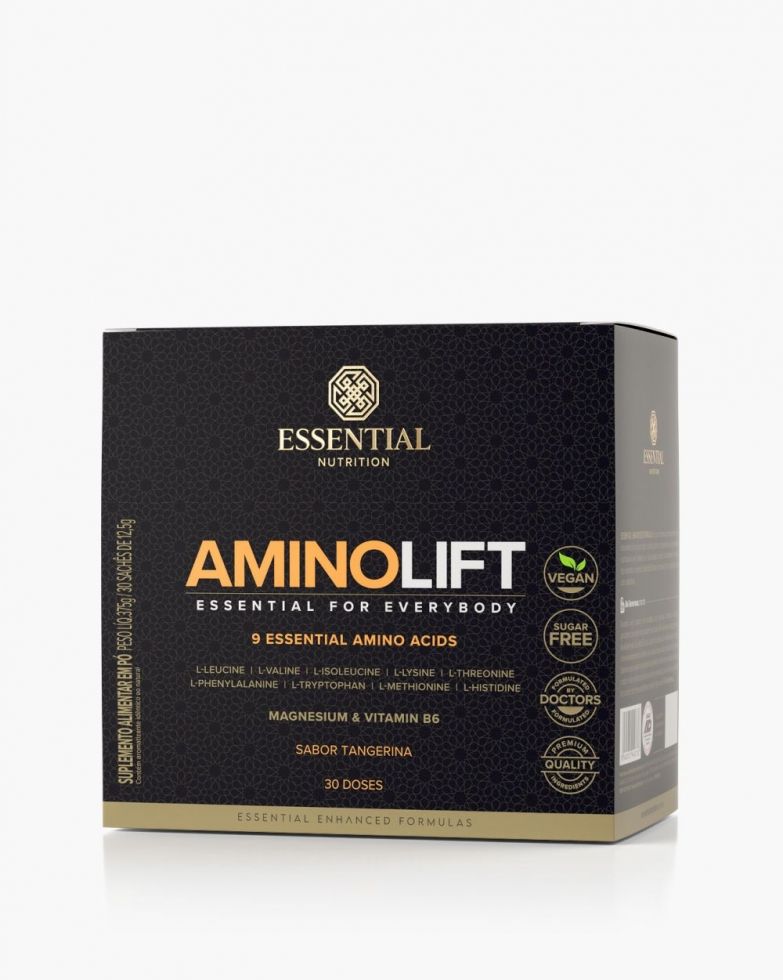 Aminolift Display (30 sachês de 12,5g) - Tangerina (nova embalagem)