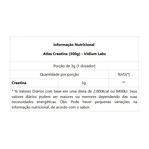 Atlas Creatina (300g)