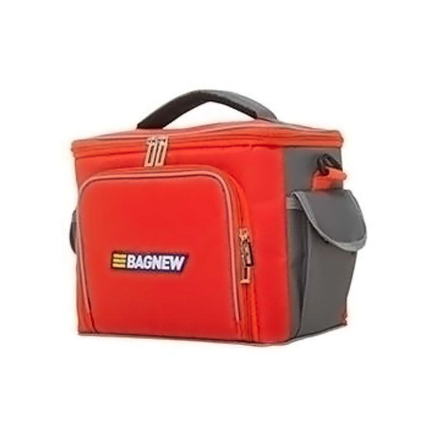 Bolsa Térmica 3 Potes - Vermelha com Cinza Fit - Padrão: Único
