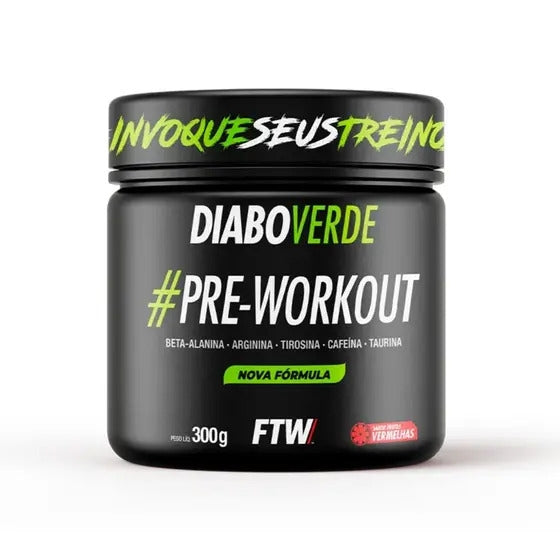 Diabo Verde Pre-Workout (300g) - Frutas Vermelhas