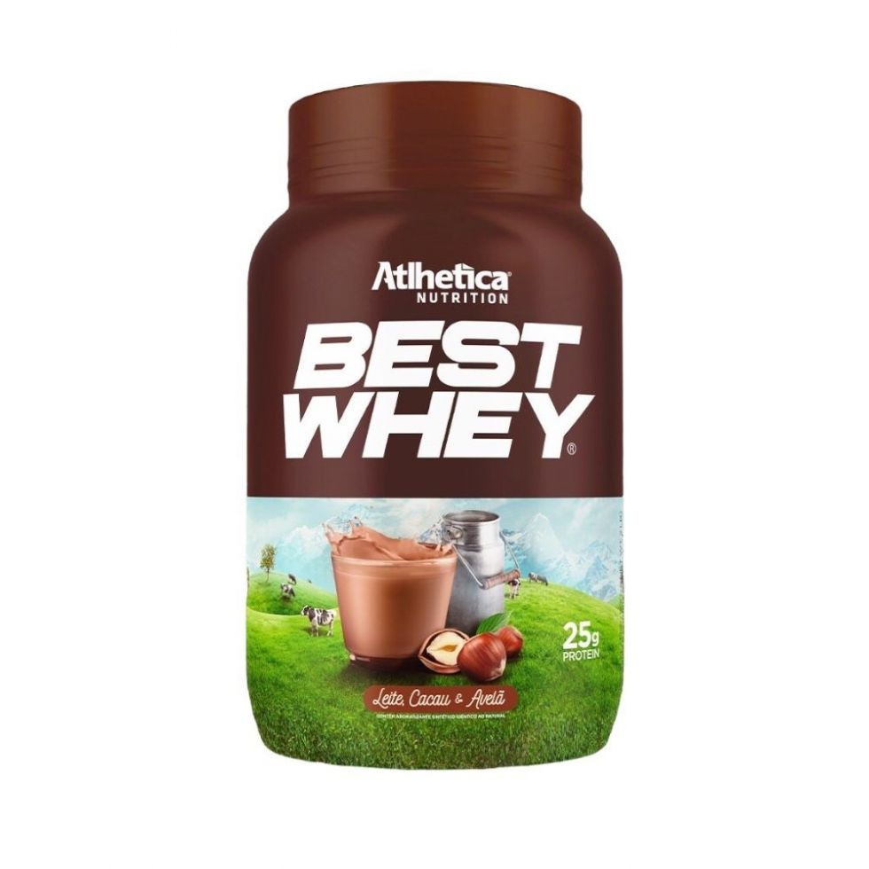 Best Whey (900g) - Leite, Cacau e Avelã