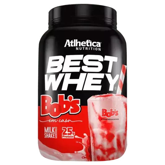 Best Whey (900g) - Milkshake de Morango (Bob's)