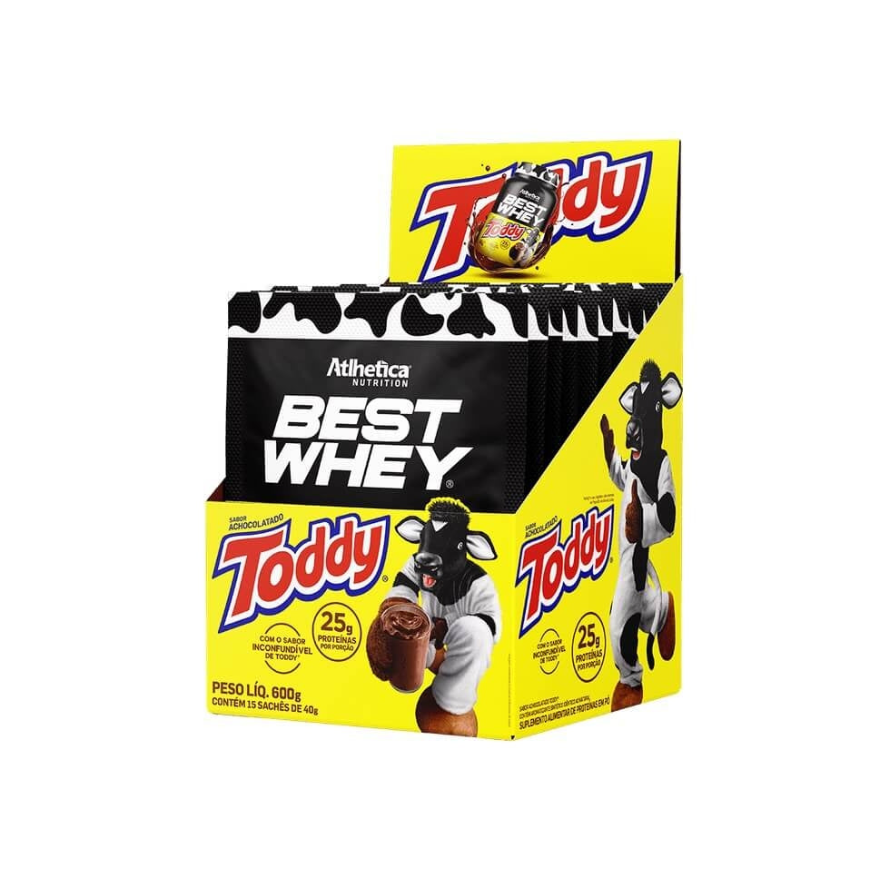 Best Whey Sachê (Display com 15 sachês - 35g) - Toddy (sachê 40g)