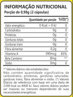 Beta Caroteno 400mg (60 caps)