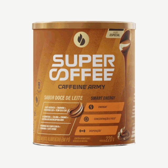 SuperCoffee 3.0 (220g) - Vencimento 09/08/2026 - Doce de Leite