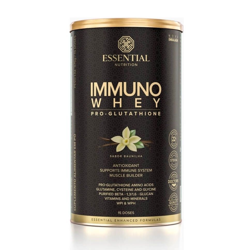 Immuno Whey Pro Glutathione Lata - Vencimento 30/06/2026 - Baunilha (375g)