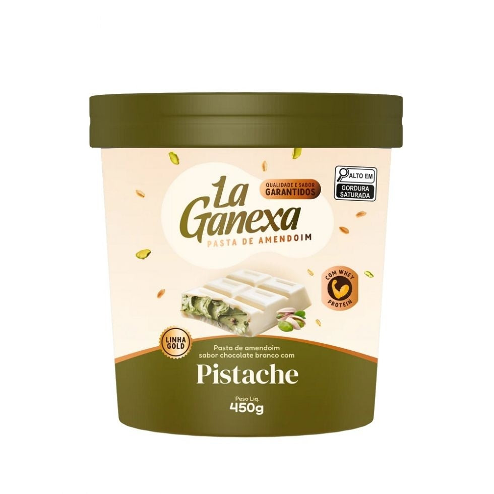 Pasta de Amendoim Integral Gourmet (450g) - Vencimento 24/08/2026 - Pistache