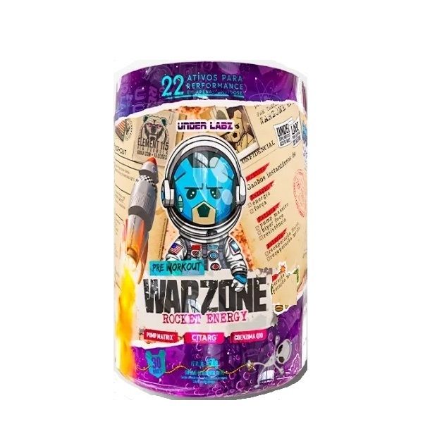 Warzone Rocket Energy (450g) - Vencimento 31/08/2026 - Cosmic Fruit Battle