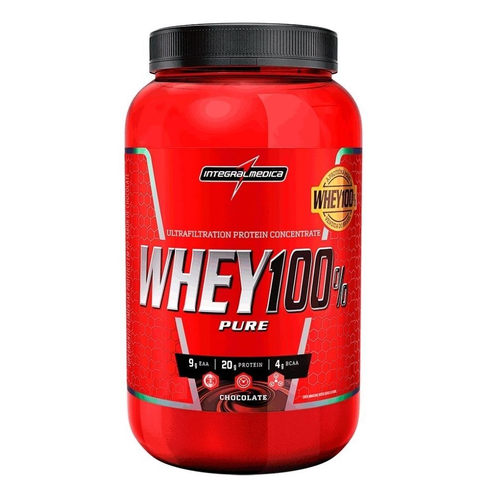 Whey 100% Pure Pote (900g) - Chocolate (900g)