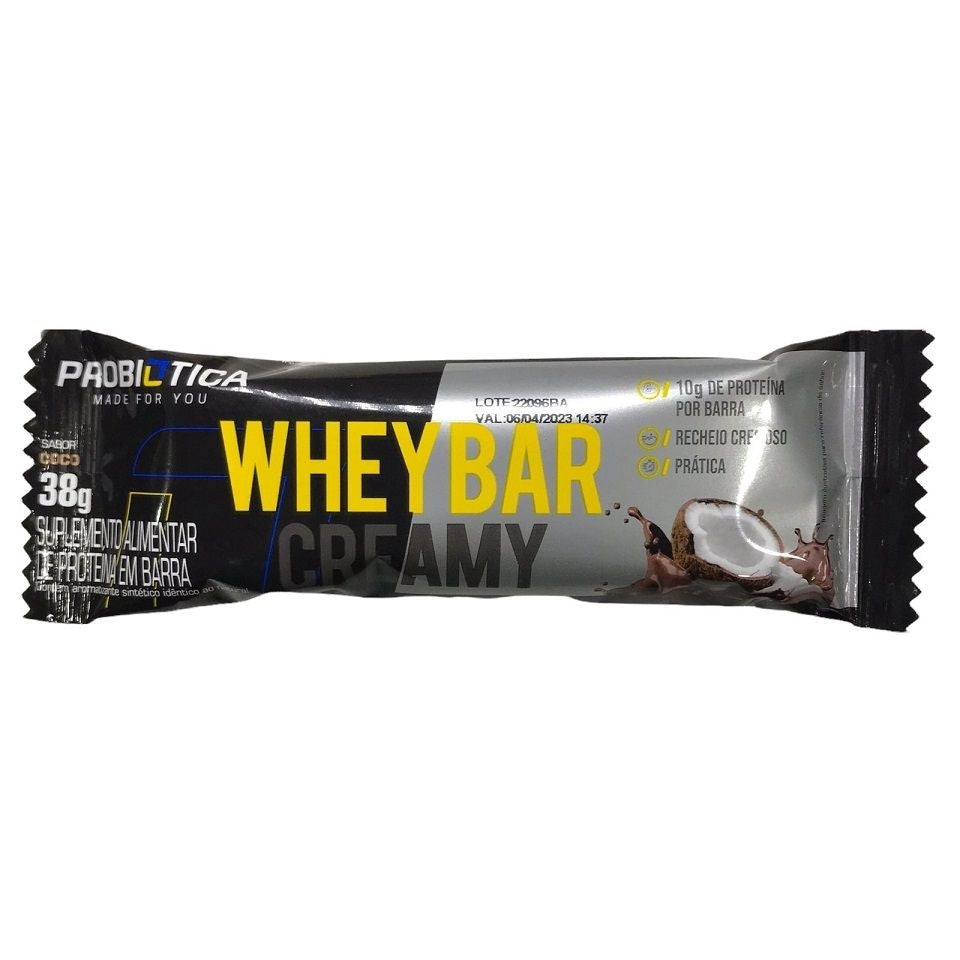 Whey Bar Creamy (38g) - Vencimento 10/09/2026 - Coco