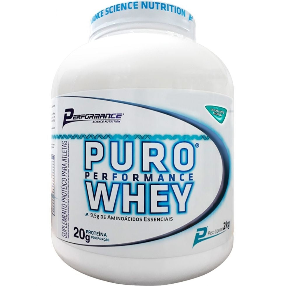 Puro Performance Whey (1,8kg) - Vencimento 31/07/2026 - Chocolate Menta