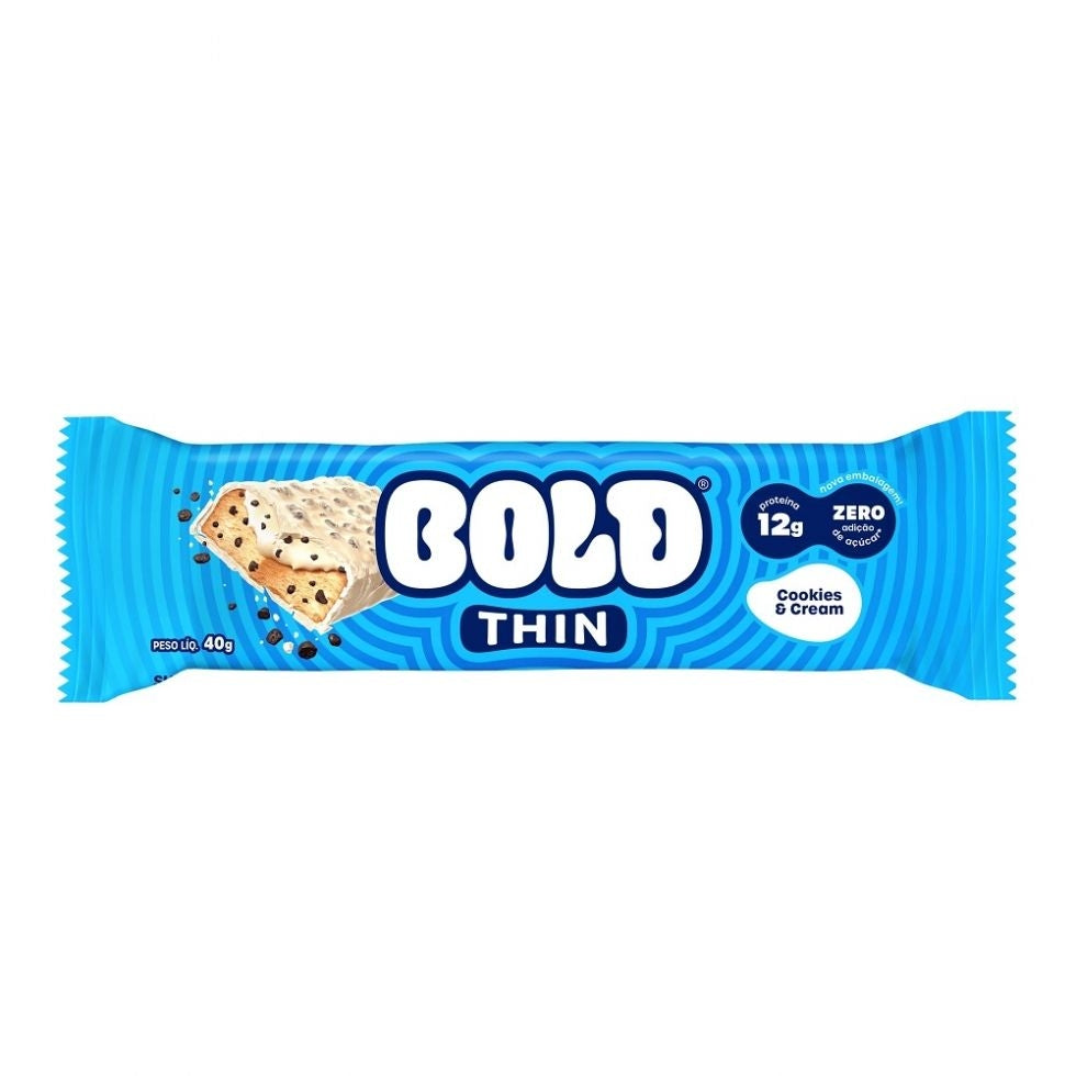 Bold Bar Thin (40g) - Cookies & Cream.