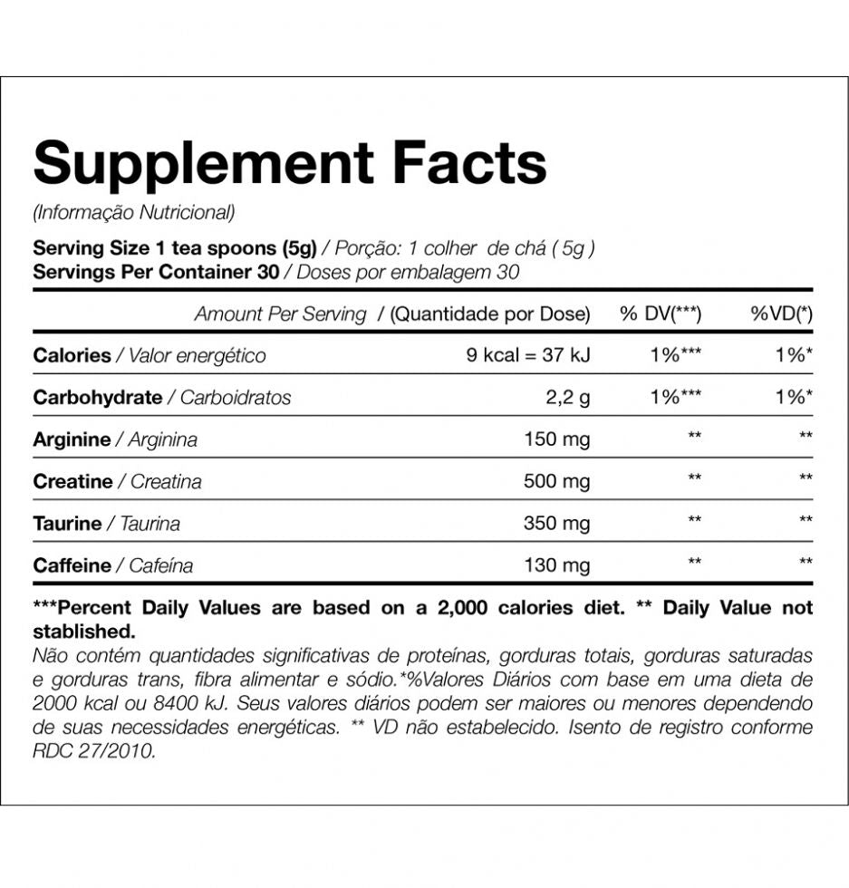 BOPE Pré-Treino (150g) - Fruit Punch