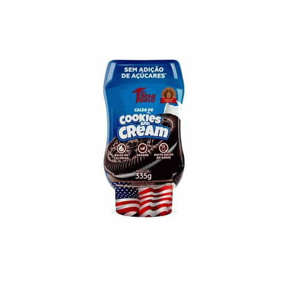 Calda Baixa Caloria e Baixo Sódio (335g) - Sabores - Cookies and Cream