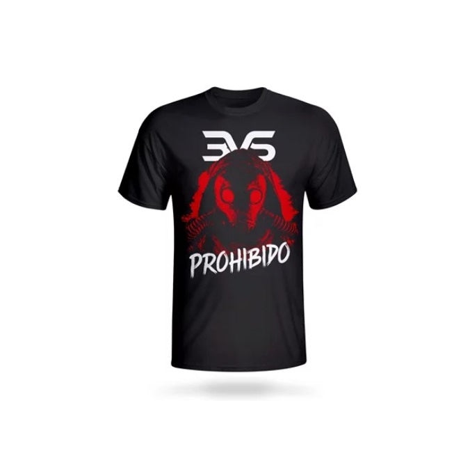 Camiseta Prohibido Preta - GG