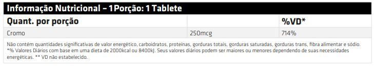 Chromium Picolinate Chelated (100 Tabs)
