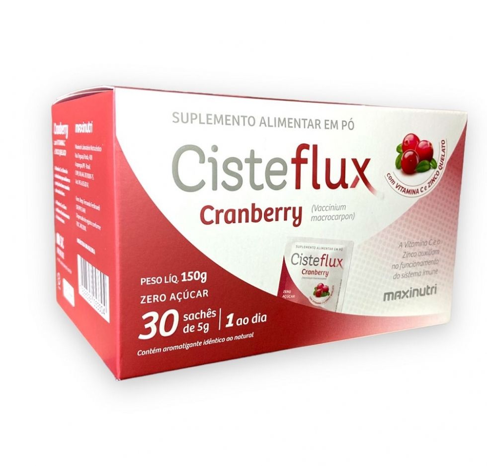 Cisteflux Cranberry Display (30 sachês de 5g)
