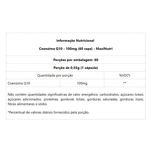 Coenzima Q10 Gold - 100mg (60 caps)