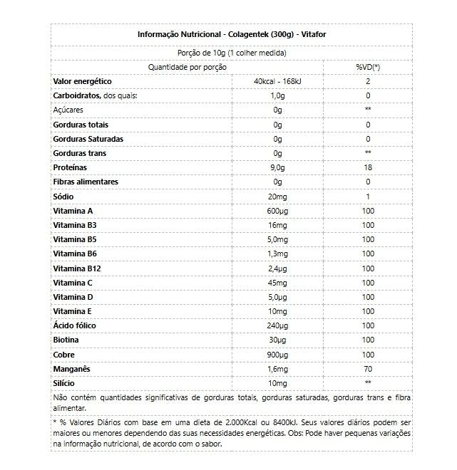 Colagentek (300g) - Neutro