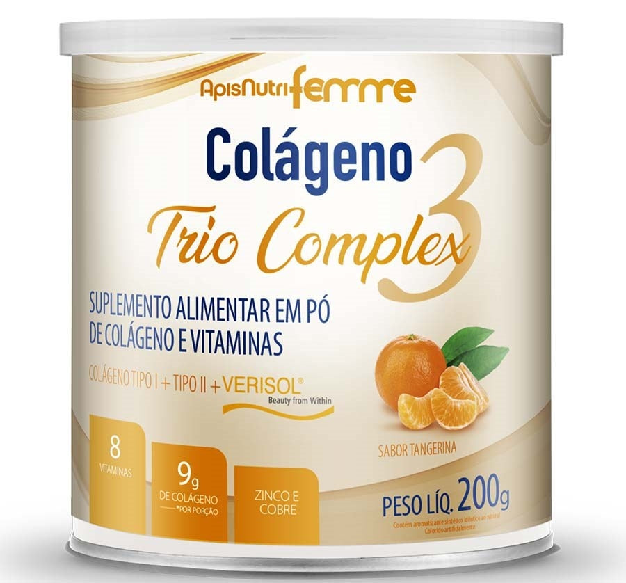 Colágeno Trio Complex3 (200g) - Tangerina