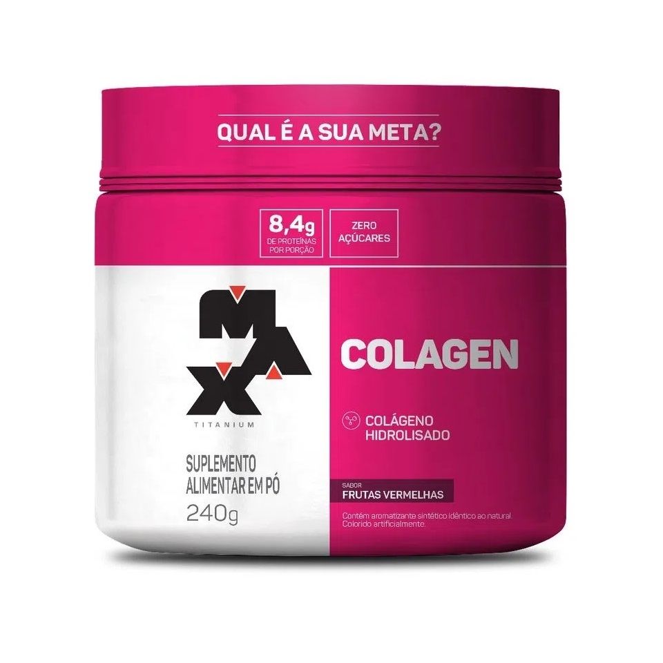 Colágeno Hidrolisado Colagen (240g) - Frutas Vermelhas