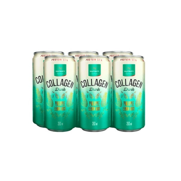 Collagen Drink (6 Latas 260ml) - Abacaxi com Hortelã e Limão