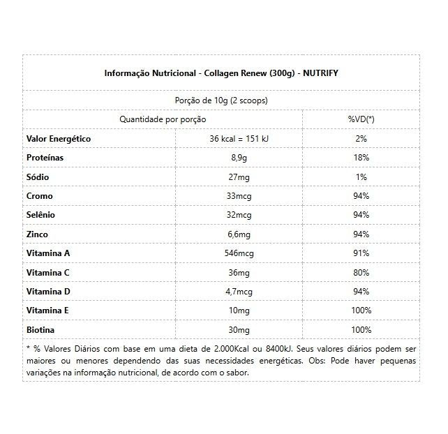 Collagen Renew Verisol (300g) - Neutro