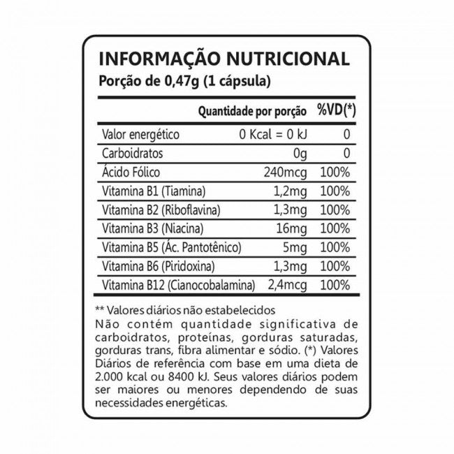 Complexo B 100% IDR (60 caps)