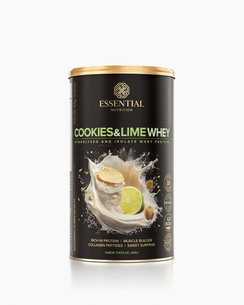 Cookies & Lime Whey lata (405g) - Torta de Limão