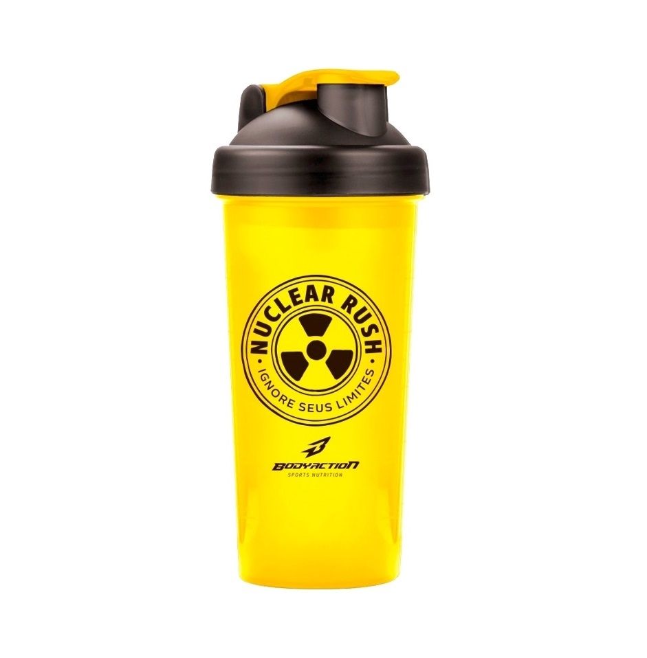Coqueteleira Body Action (600ml) - Nuclear Rush Amarela