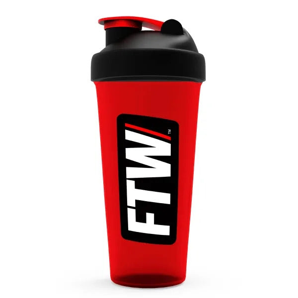 Coqueteleira FTW (600ml) - Vermelha Tampa Preta