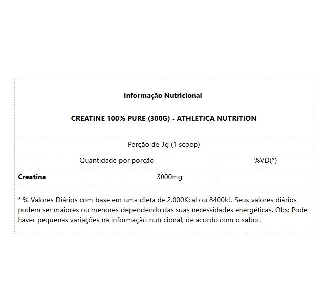 Creatine 100% Pure (300g)