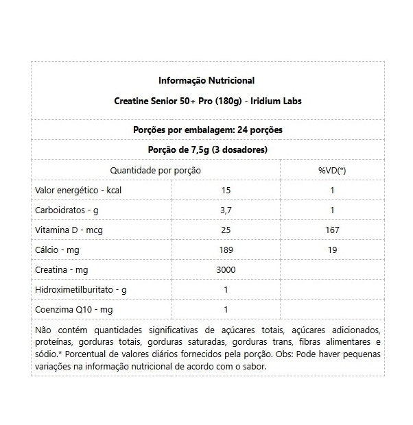 Creatine Senior 50+ Pro (180g) - Tangerina