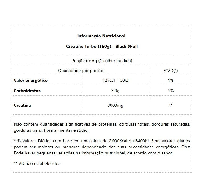 Creatine Turbo (150g) - Laranja